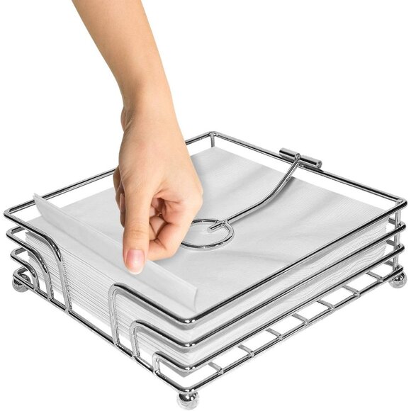 Wire Collection Napkin Holder – Napkin Holders for Tables, Dining Table Napkin H - Picture 5 of 7